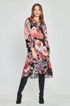 FRILL WE MEET AGAIN DRESS (BLACK FLORAL)