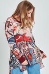 SUGAR AND FLOWER TOP (PINK FLORAL)