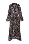 FLOUNCE AND THE MACHINE DRESS (BLACK FLORAL)