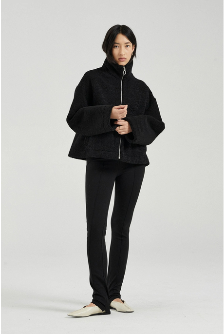 THE MIMI ZIP JUMPER (BLACK)