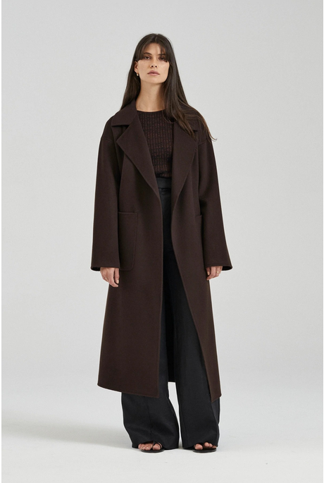 THE CAMILLA COAT (CHOCOLATE)