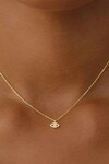 EYE OF INTUITION NECKLACE (18K GOLD VERMEIL)