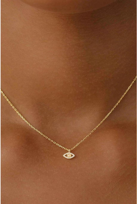 EYE OF INTUITION NECKLACE (18K GOLD VERMEIL)