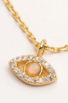 EYE OF INTUITION NECKLACE (18K GOLD VERMEIL)