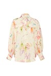 ANNIE UTILITY SHIRT (ABSTRACT FLORAL)