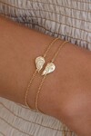 MY SAFEST PLACE BRACELET SET (18K GOLD VERMEIL)