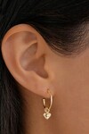 MY SAFEST PLACE HOOP EARRINGS (18K GOLD VERMEIL)