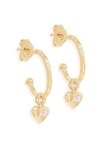 MY SAFEST PLACE HOOP EARRINGS (18K GOLD VERMEIL)