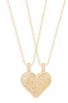 MY SAFEST PLACE NECKLACE SET (18K GOLD VERMEIL)