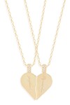 MY SAFEST PLACE NECKLACE SET (18K GOLD VERMEIL)