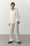 DOMINIQUE SILK SHIRT (CREAM)