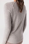 PURE CASHMERE CREW JUMPER (GREY MARLE)