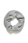 PURE CASHMERE SNOOD (GREY MARLE)
