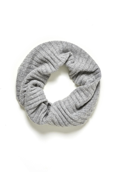 PURE CASHMERE SNOOD (GREY MARLE)