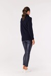 PURE CASHMERE COWL NECK JUMPER (NAVY)