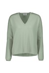 CASHMERE V NECK SWEATER (SAGE)