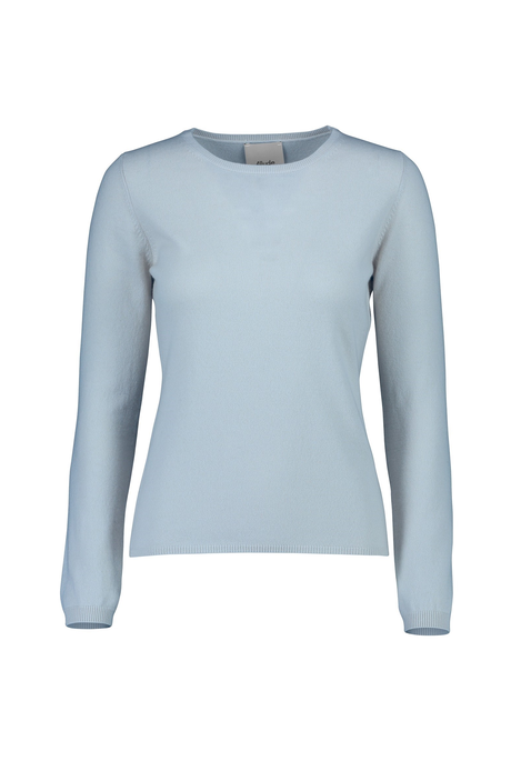 CASHMERE ROUND NECK SWEATER (LIGHT BLUE)