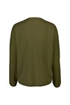 CASHMERE V NECK SWEATER (KHAKI)