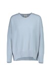 CASHMERE ROUND NECK JUMPER (LIGHT BLUE)