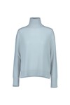 CASHMERE ROLL NECK SWEATER (LIGHT BLUE)