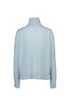 CASHMERE ROLL NECK SWEATER (LIGHT BLUE)