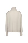 CASHMERE ROLL NECK SWEATER (PUTTY)