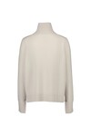 CASHMERE ROLL NECK SWEATER (PUTTY)