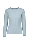 CASHMERE ROUND NECK SWEATER (LIGHT BLUE)