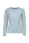 CASHMERE ROUND NECK SWEATER (LIGHT BLUE)