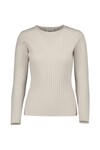 CASHMERE ROUND NECK SWEATER (PUTTY)