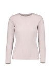 CASHMERE ROUND NECK SWEATER (LIGHT PINK)