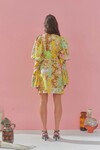 MATILDE PUFF SLEEVE MINI DRESS (MULTI)