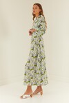 MELROSE DRESS (BLUE BLOOMS)