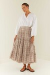 LEO SKIRT (BROWN TILE)