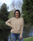 CASHMERE ROUND NECK JUMPER (CAMEL)