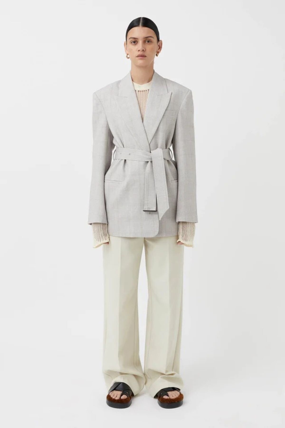 RONAN BLAZER SOFT CHECK CAMILLA AND MARC SUMMER 23 Boxing Day Sale