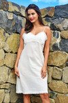 BOUDOIR BABY COTTON SLIP (WHITE)