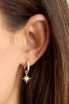 DANCING IN STARLIGHT HOOPS (18k GOLD VERMEIL)