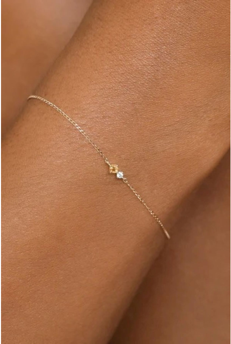 MAGIC WITHIN BIRTHSTONE DIAMOND BRACELET (NOVEMBER CITRINE)