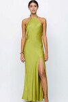 TERESA HALTER MAXI DRESS (WASABI)