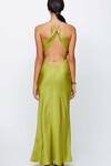 TERESA HALTER MAXI DRESS (WASABI)