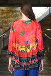FLOAT OF ARMS TOP (MULTI FLORAL)