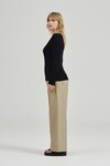 THE SCOOP NECK CLEO TOP (BLACK)