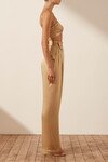 OLIVIERA HIGH WAISTED TAILORED PANT (TAFFY)