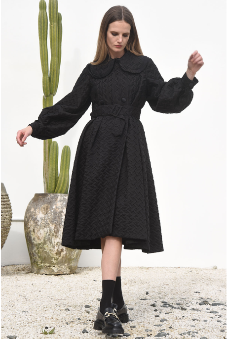 POWER & PURPOSE COAT (BLACK)