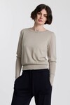 MERINO LONG RIB SWEATER (GRULLO)