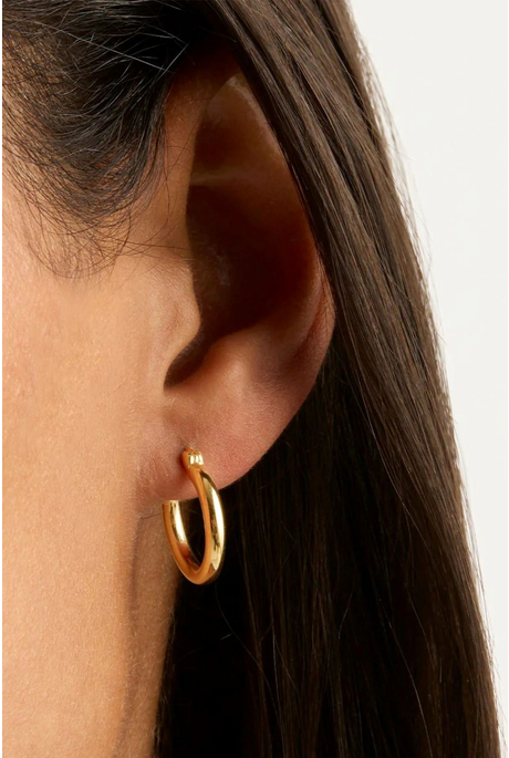 SUNRISE SMALL HOOPS (18K GOLD VERMEIL)