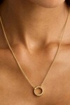 INTERTWINED ANNEX LINK NECKLACE (18K GOLD VERMEIL)
