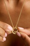 INTERTWINED ANNEX LINK NECKLACE (18K GOLD VERMEIL)