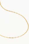 18" LINK CHAIN NECKLACE (18K GOLD VERMEIL)